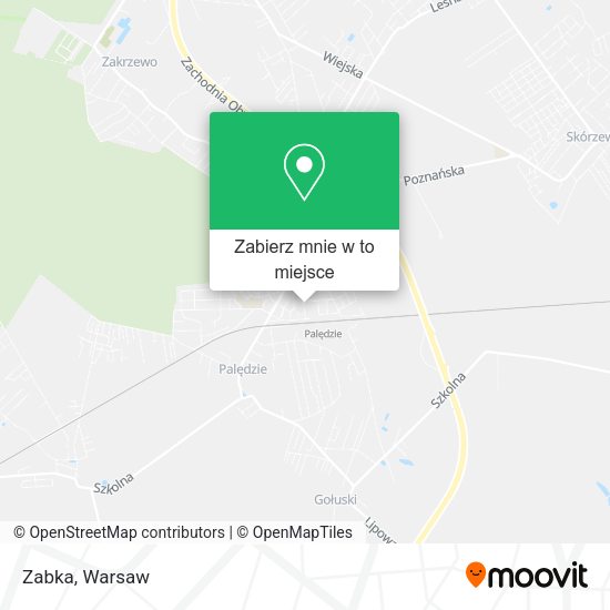 Mapa Zabka