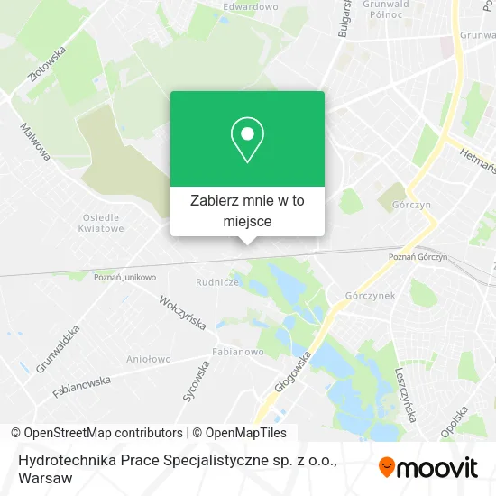 Mapa Hydrotechnika Prace Specjalistyczne sp. z o.o.