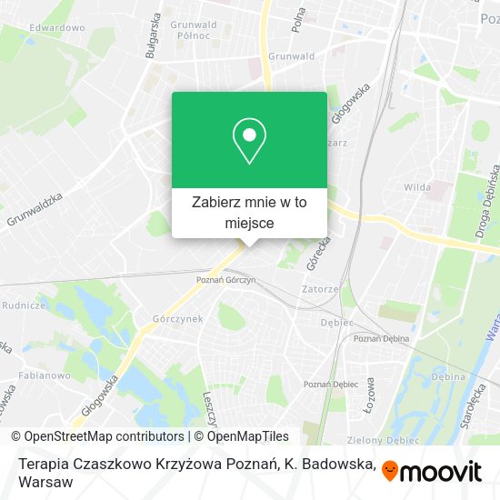 Mapa Terapia Czaszkowo Krzyżowa Poznań, K. Badowska