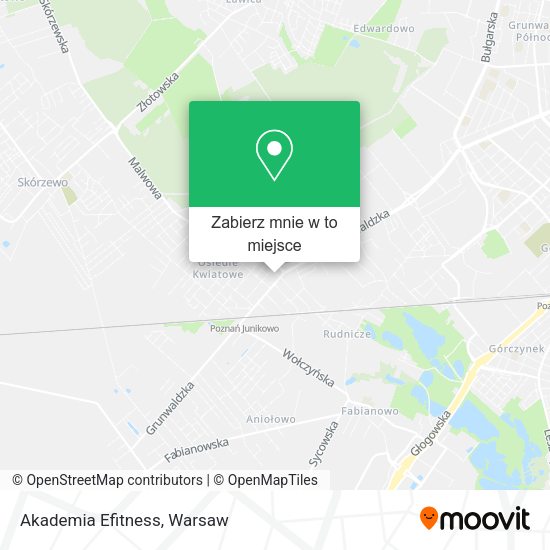 Mapa Akademia Efitness
