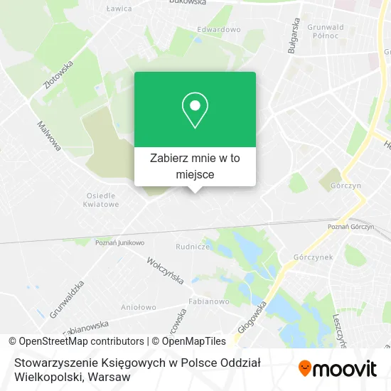 Mapa Stowarzyszenie Księgowych w Polsce Oddział Wielkopolski