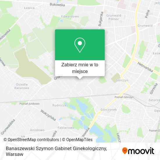 Mapa Banaszewski Szymon Gabinet Ginekologiczny