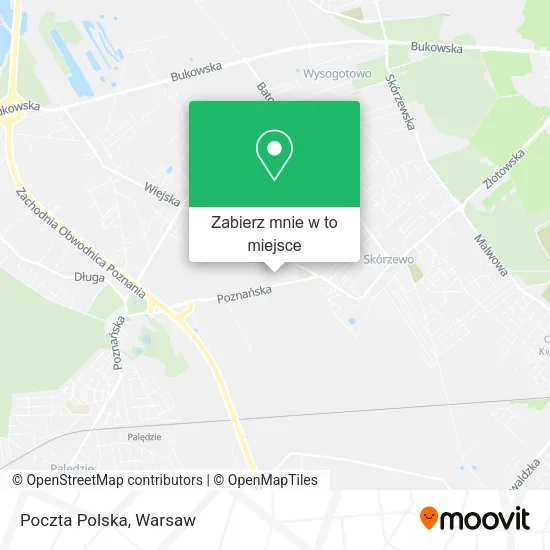 Mapa Poczta Polska