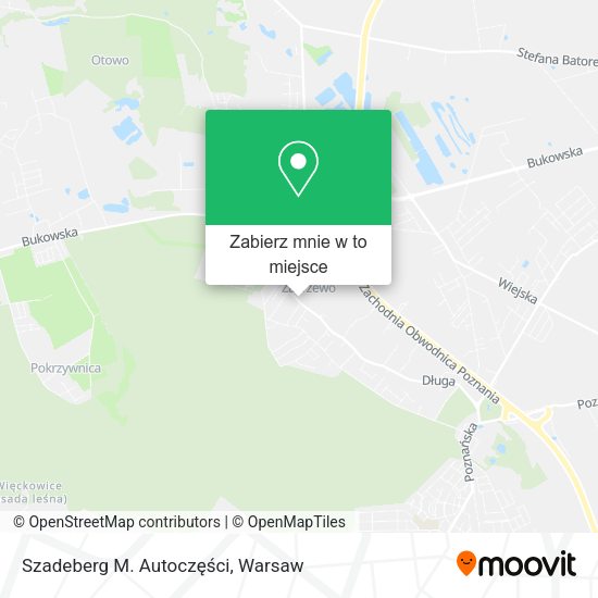 Mapa Szadeberg M. Autoczęści