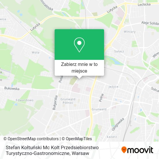 Mapa Stefan Kołtuński Mc Kolt Przedsiebiorstwo Turystyczno-Gastronomiczne