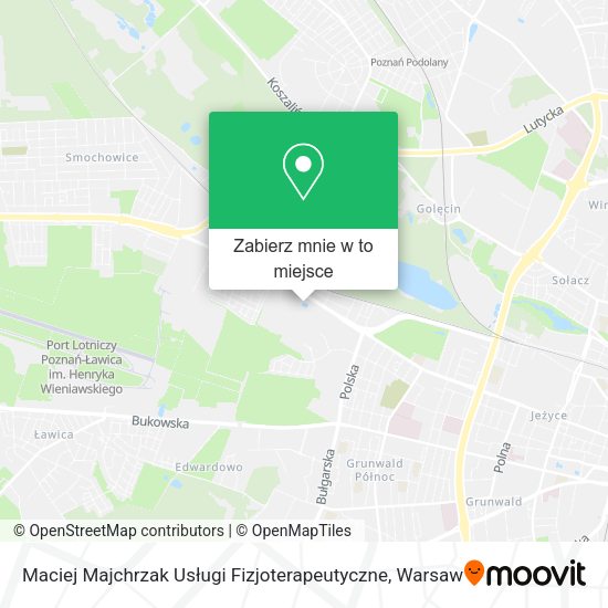 Mapa Maciej Majchrzak Usługi Fizjoterapeutyczne