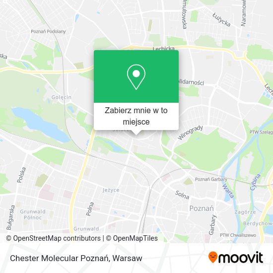 Mapa Chester Molecular Poznań