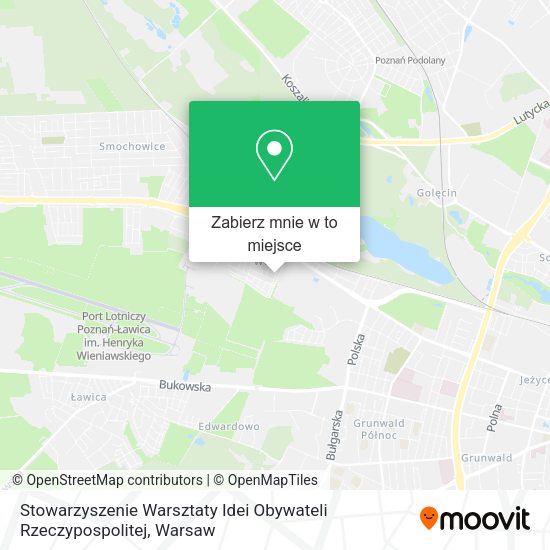 Mapa Stowarzyszenie Warsztaty Idei Obywateli Rzeczypospolitej