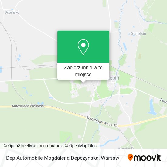 Mapa Dep Automobile Magdalena Depczyńska