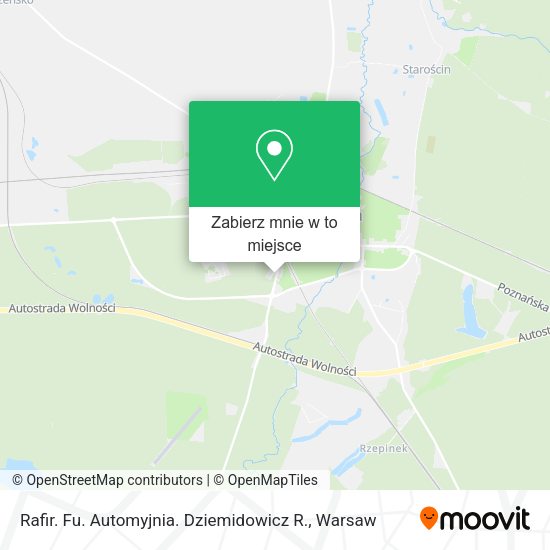 Mapa Rafir. Fu. Automyjnia. Dziemidowicz R.