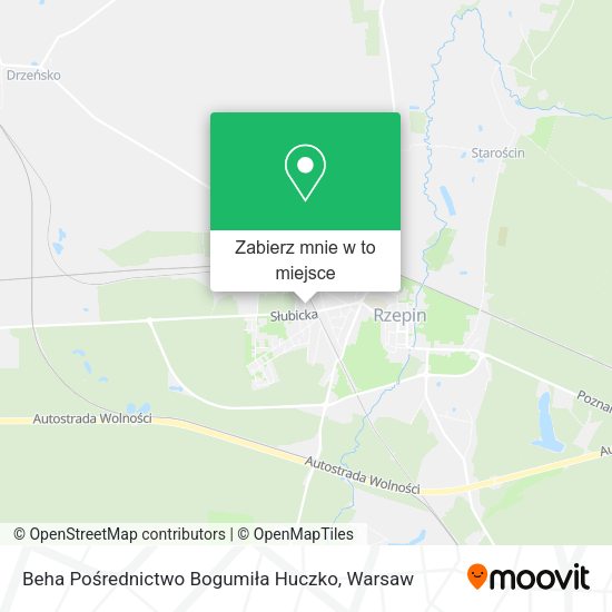 Mapa Beha Pośrednictwo Bogumiła Huczko