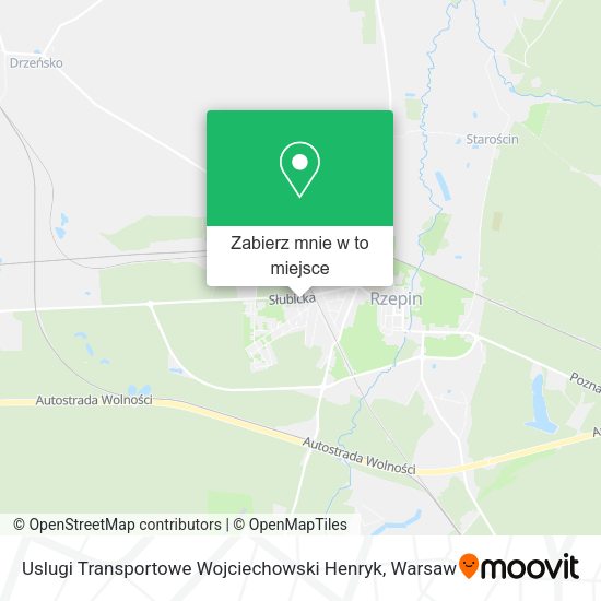 Mapa Uslugi Transportowe Wojciechowski Henryk