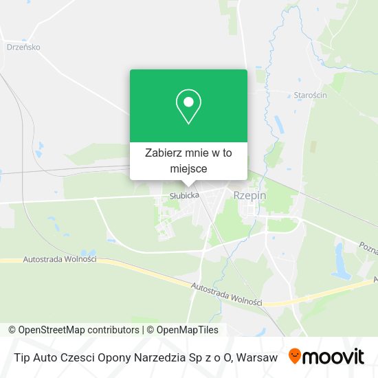 Mapa Tip Auto Czesci Opony Narzedzia Sp z o O