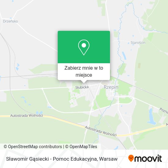 Mapa Sławomir Gąsiecki - Pomoc Edukacyjna