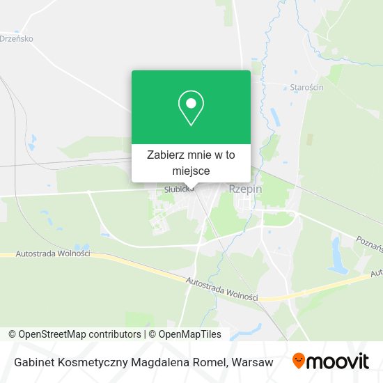 Mapa Gabinet Kosmetyczny Magdalena Romel