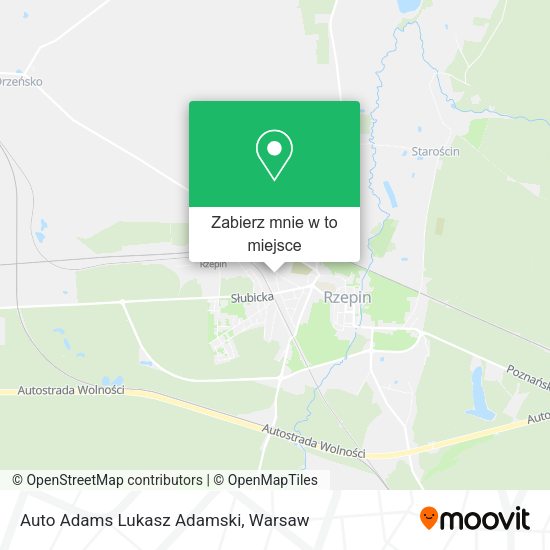 Mapa Auto Adams Lukasz Adamski