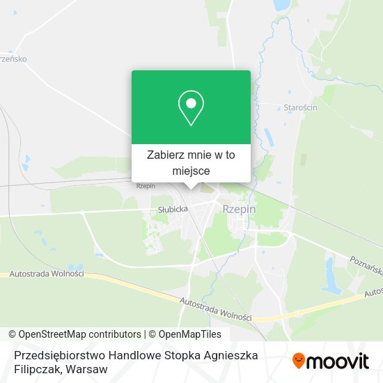 Mapa Przedsiębiorstwo Handlowe Stopka Agnieszka Filipczak