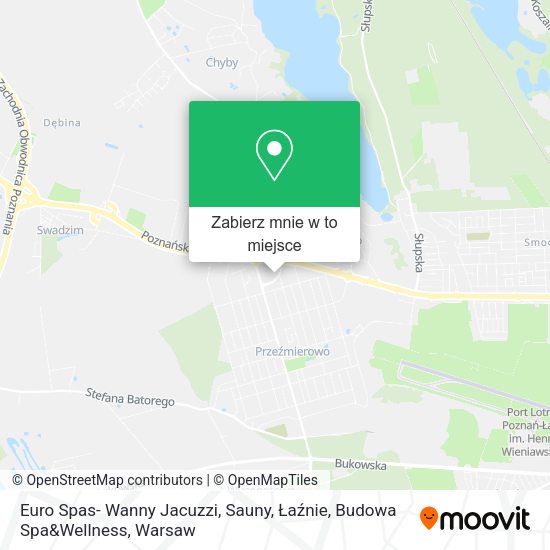 Mapa Euro Spas- Wanny Jacuzzi, Sauny, Łaźnie, Budowa Spa&Wellness