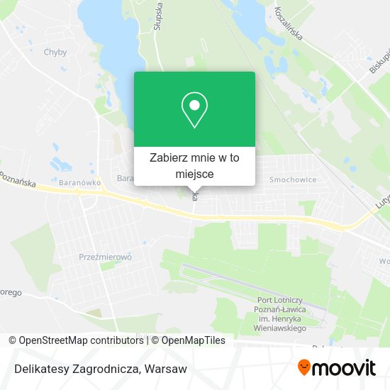 Mapa Delikatesy Zagrodnicza