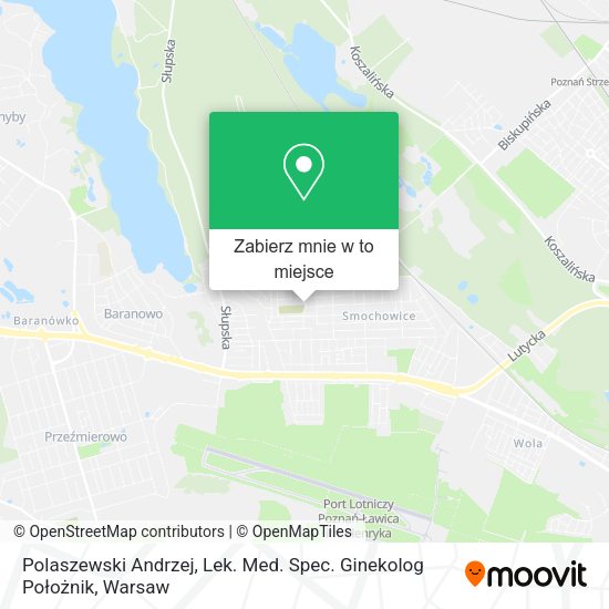 Mapa Polaszewski Andrzej, Lek. Med. Spec. Ginekolog Położnik