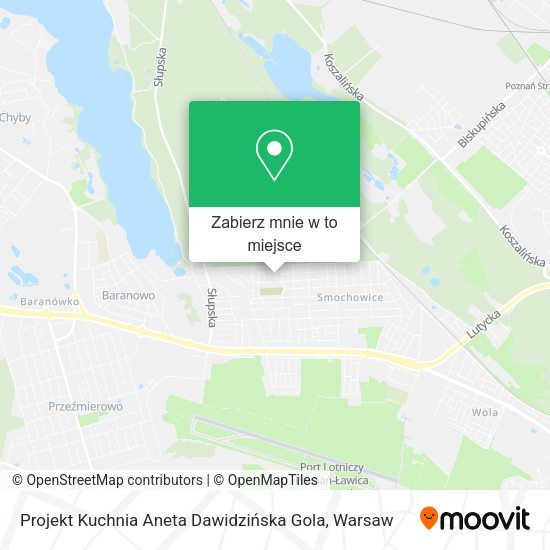 Mapa Projekt Kuchnia Aneta Dawidzińska Gola