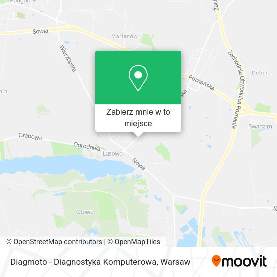 Mapa Diagmoto - Diagnostyka Komputerowa