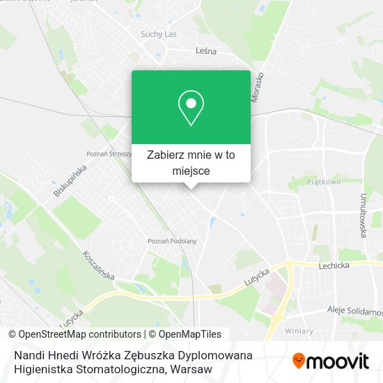 Mapa Nandi Hnedi Wróżka Zębuszka Dyplomowana Higienistka Stomatologiczna