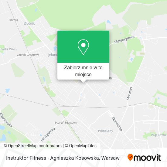 Mapa Instruktor Fitness - Agnieszka Kosowska