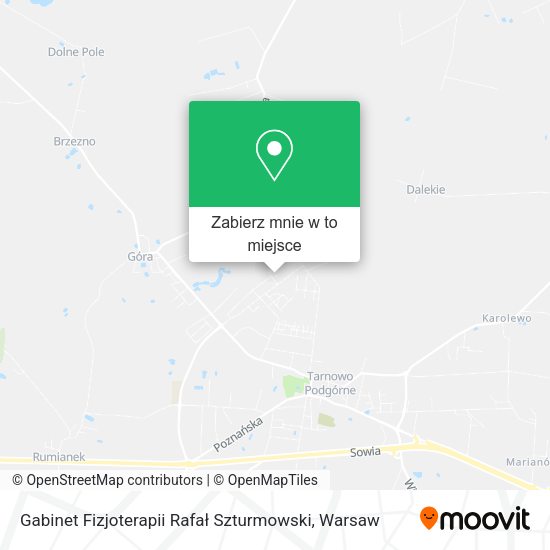 Mapa Gabinet Fizjoterapii Rafał Szturmowski