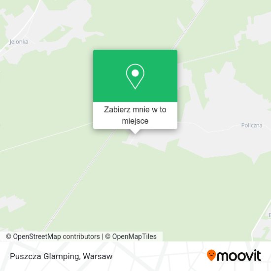 Mapa Puszcza Glamping