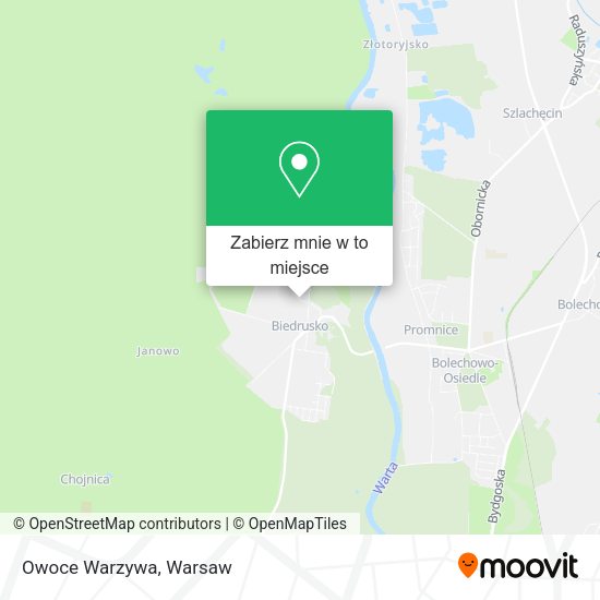 Mapa Owoce Warzywa