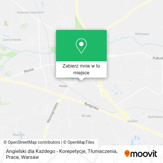 Mapa Angielski dla Każdego - Korepetycje, Tłumaczenia, Prace