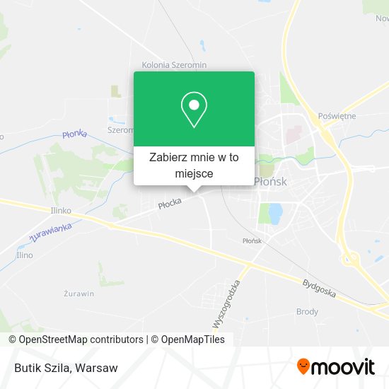 Mapa Butik Szila