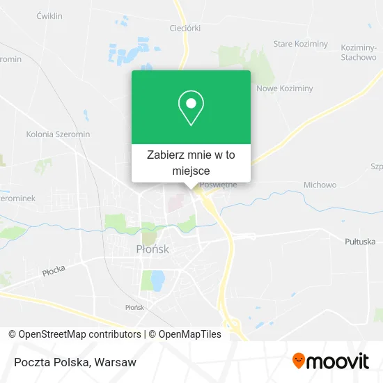 Mapa Poczta Polska
