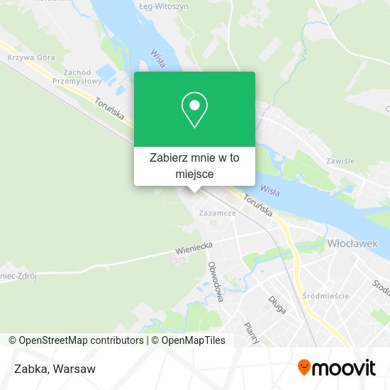 Mapa Zabka