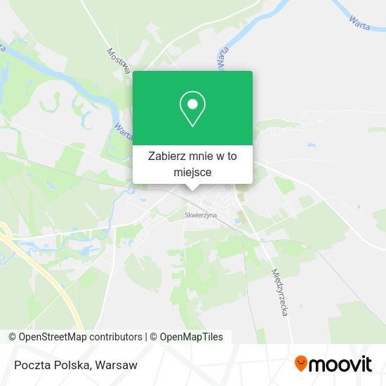 Mapa Poczta Polska