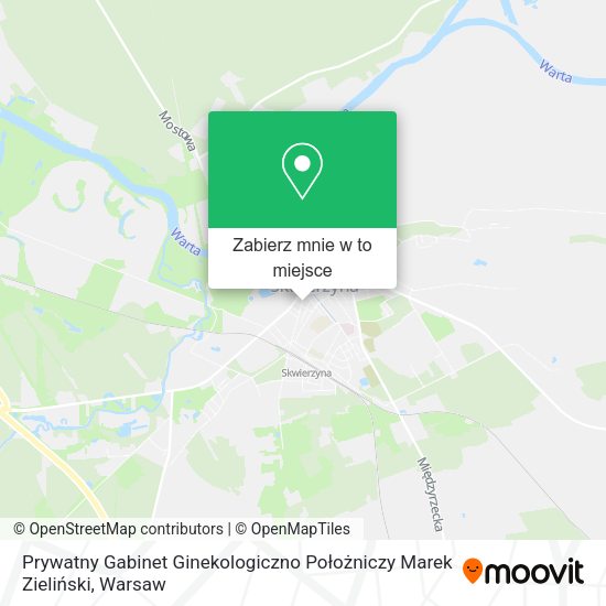 Mapa Prywatny Gabinet Ginekologiczno Położniczy Marek Zieliński