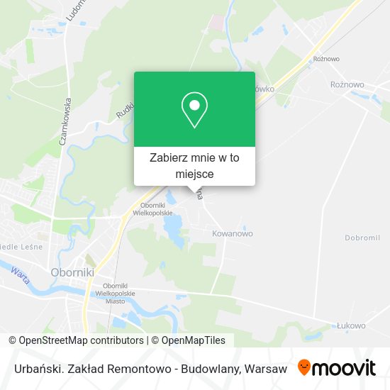 Mapa Urbański. Zakład Remontowo - Budowlany