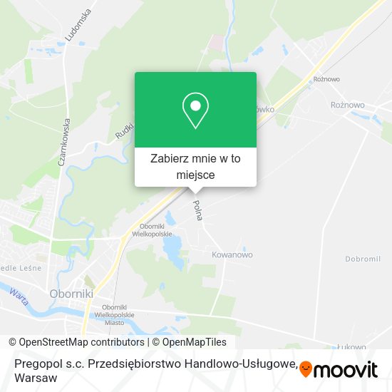 Mapa Pregopol s.c. Przedsiębiorstwo Handlowo-Usługowe