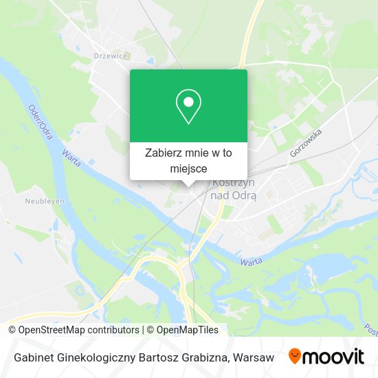 Mapa Gabinet Ginekologiczny Bartosz Grabizna