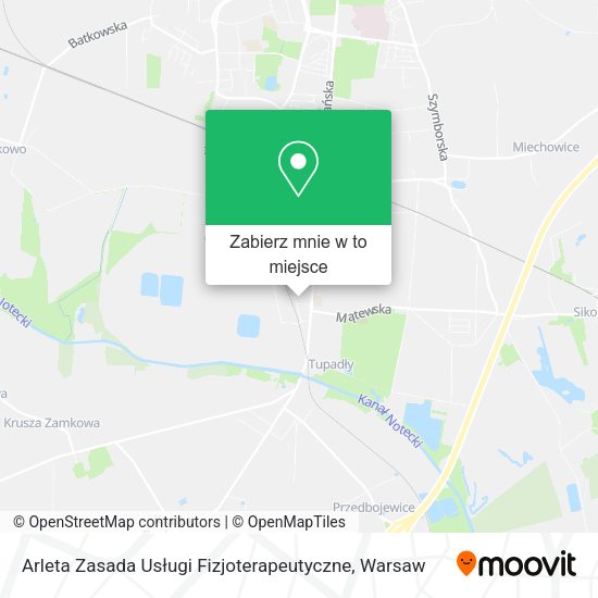 Mapa Arleta Zasada Usługi Fizjoterapeutyczne