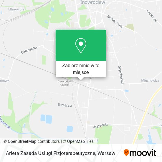 Mapa Arleta Zasada Usługi Fizjoterapeutyczne