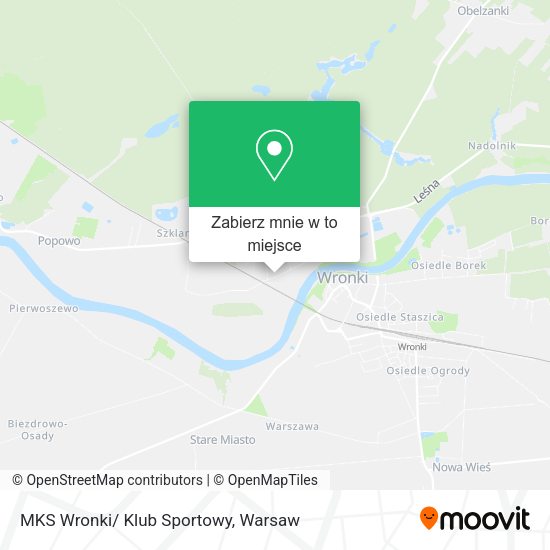 Mapa MKS Wronki/ Klub Sportowy