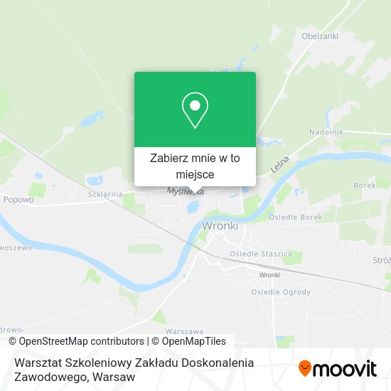 Mapa Warsztat Szkoleniowy Zakładu Doskonalenia Zawodowego