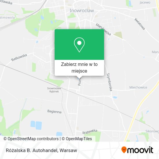 Mapa Różalska B. Autohandel