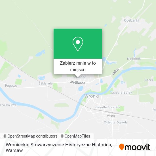 Mapa Wronieckie Stowarzyszenie Historyczne Historica