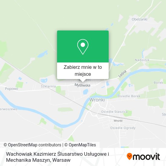 Mapa Wachowiak Kazimierz Ślusarstwo Usługowe i Mechanika Maszyn