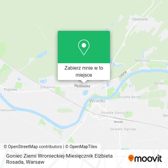 Mapa Goniec Ziemi Wronieckiej-Miesięcznik Elżbieta Rosada