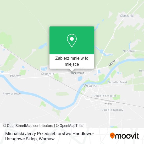 Mapa Michalski Jerzy Przedsiębiorstwo Handlowo-Usługowe Sklep