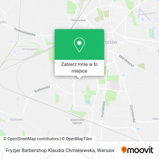 Mapa Fryzjer Barbershop Klaudia Chmielewska